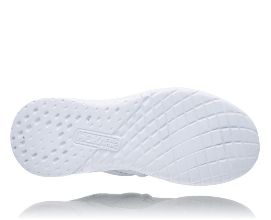 Running Shoes Womens - Hoka One One Tivra - White - MSKBNAY-35